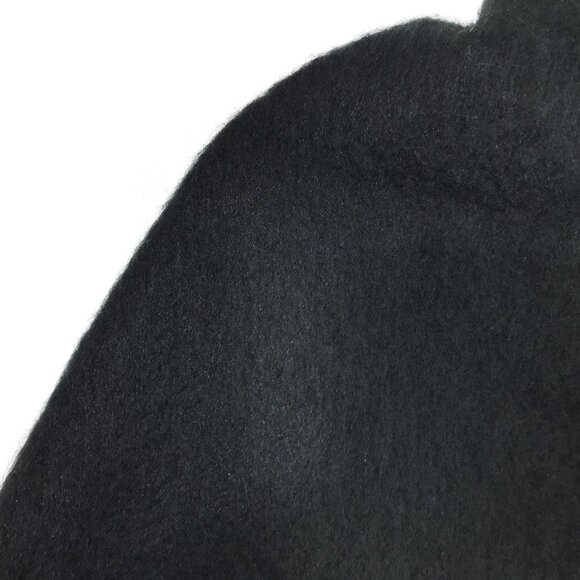 Brushed Textured Winter Scarf Wrap Black - Picture 5 of 8